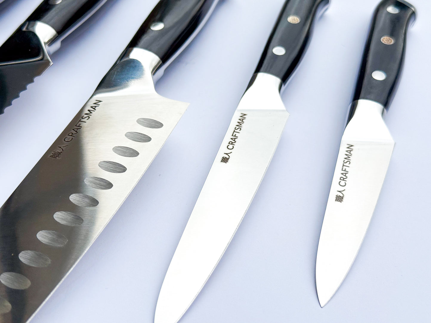 6 - Piece Knife Set - Pakka Wood Handles