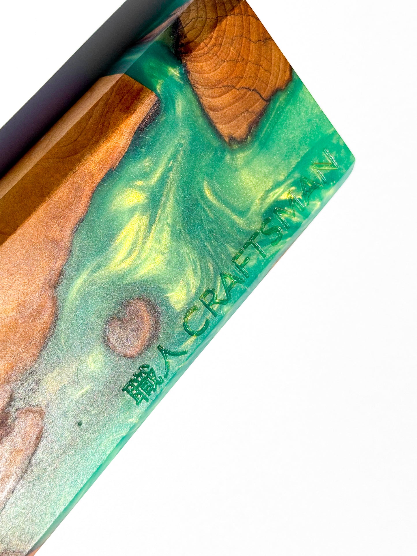 Magnetic Knife Holder For Wall - Resin and Cured Wood