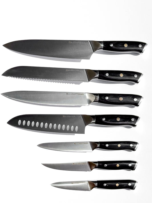 10-Piece Knife Set – Pakka Wood Handles