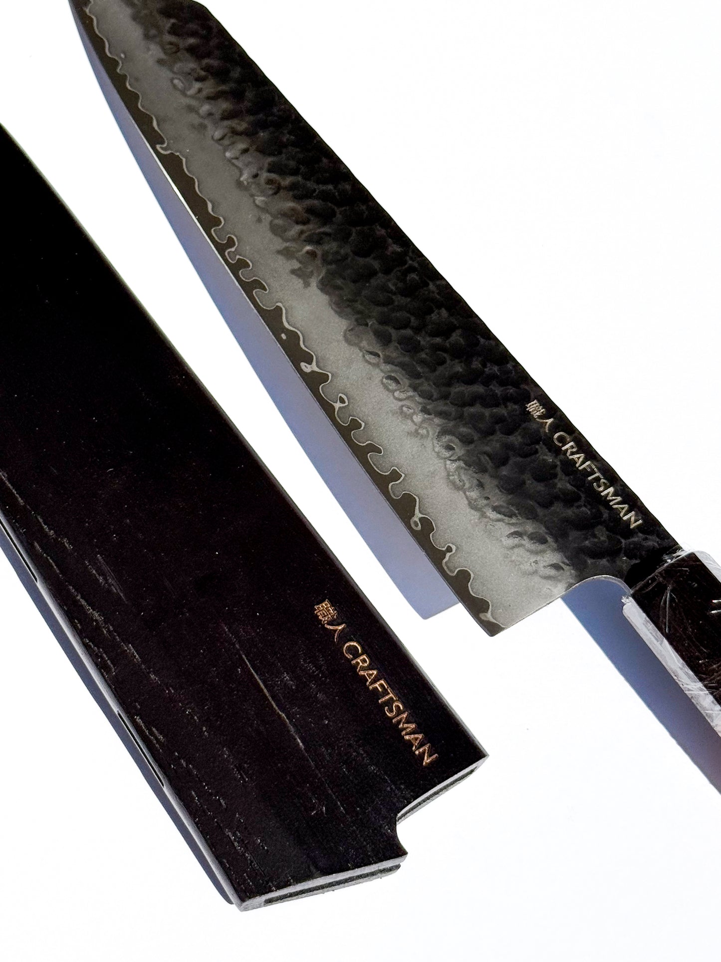 5-Piece Knife Set – Ebony & Mkuruti Wood (with Premium Wooden Covers)