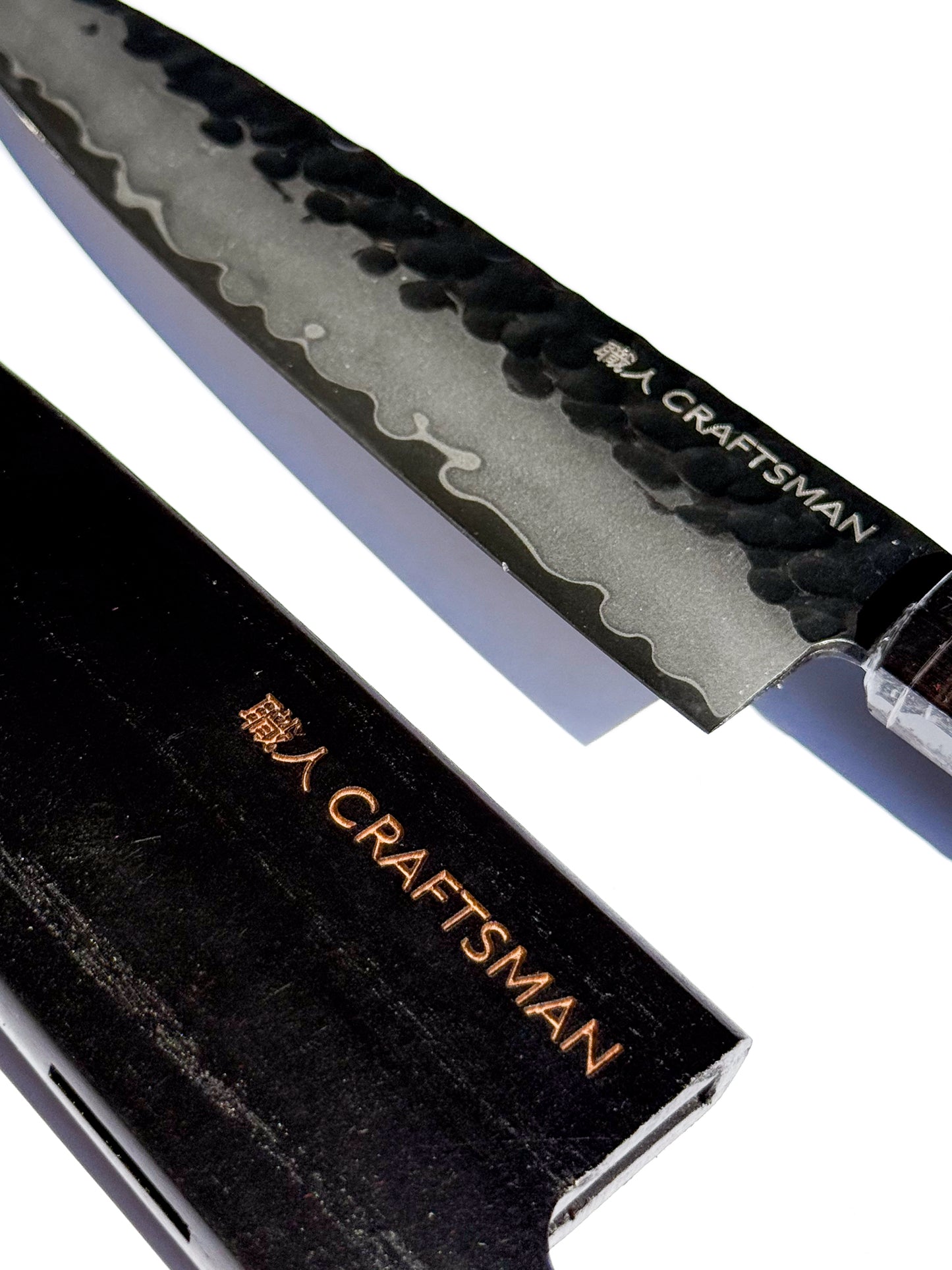 5-Piece Knife Set – Ebony & Mkuruti Wood (with Premium Wooden Covers)