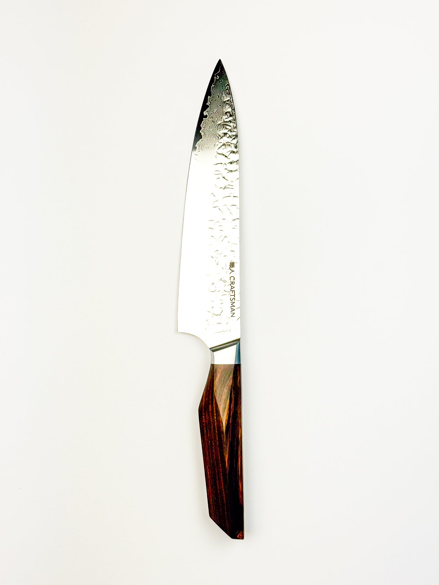 8" Chef Knife - Natural African Mkuruti Wood