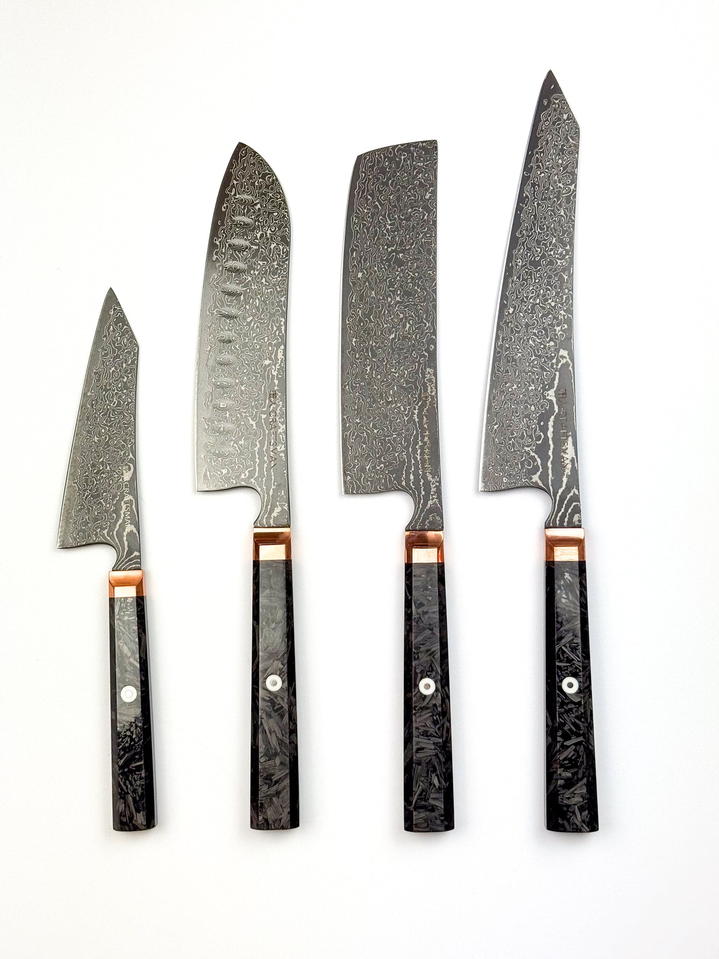6.7" Nakuru - Copper Bolster & Carbon Fibre Handle