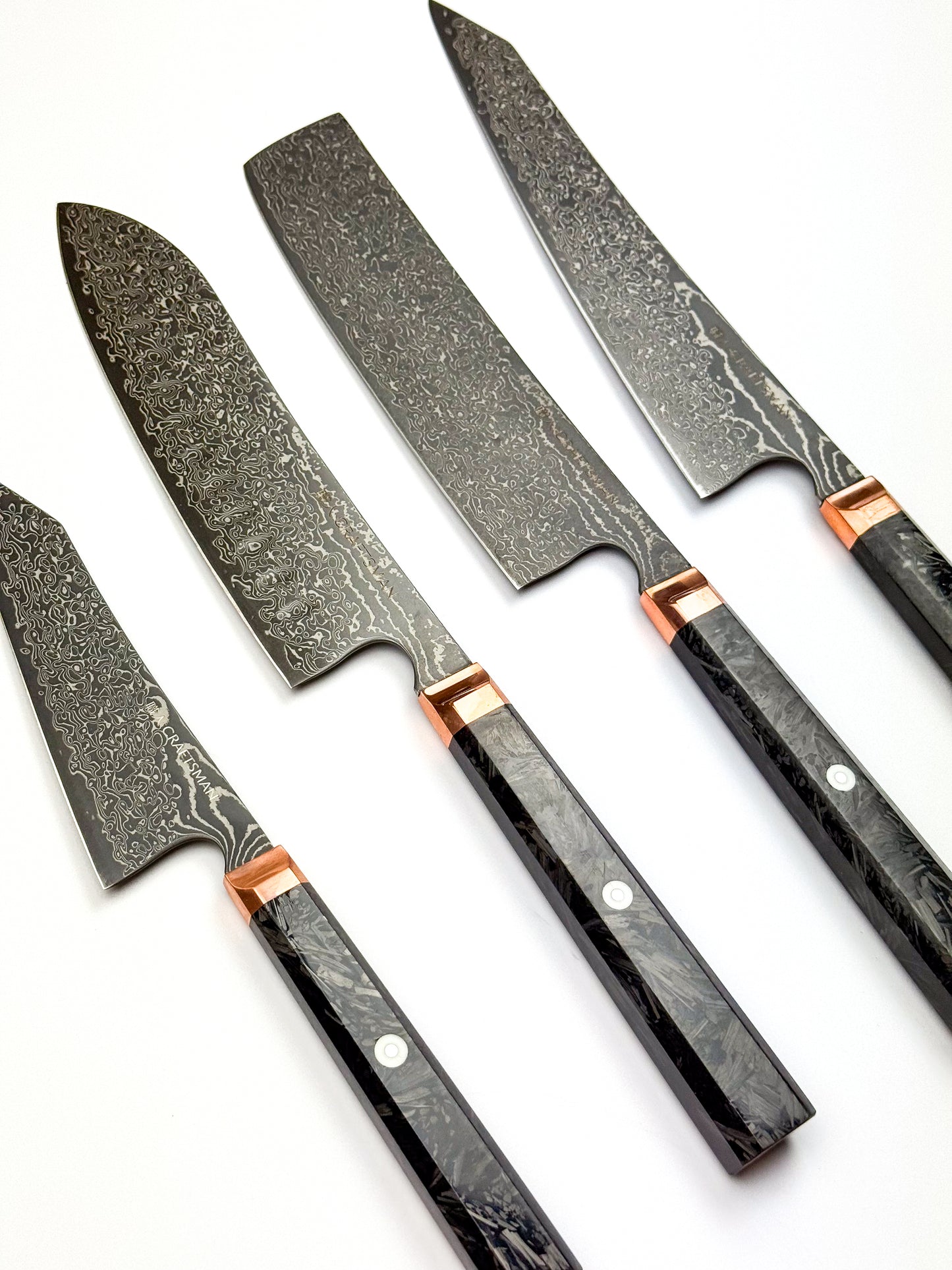 8.2" Kiritsuke - Copper Bolster & Carbon Fibre Handle