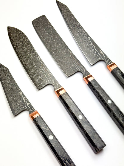 8.2" Kiritsuke - Copper Bolster & Carbon Fibre Handle