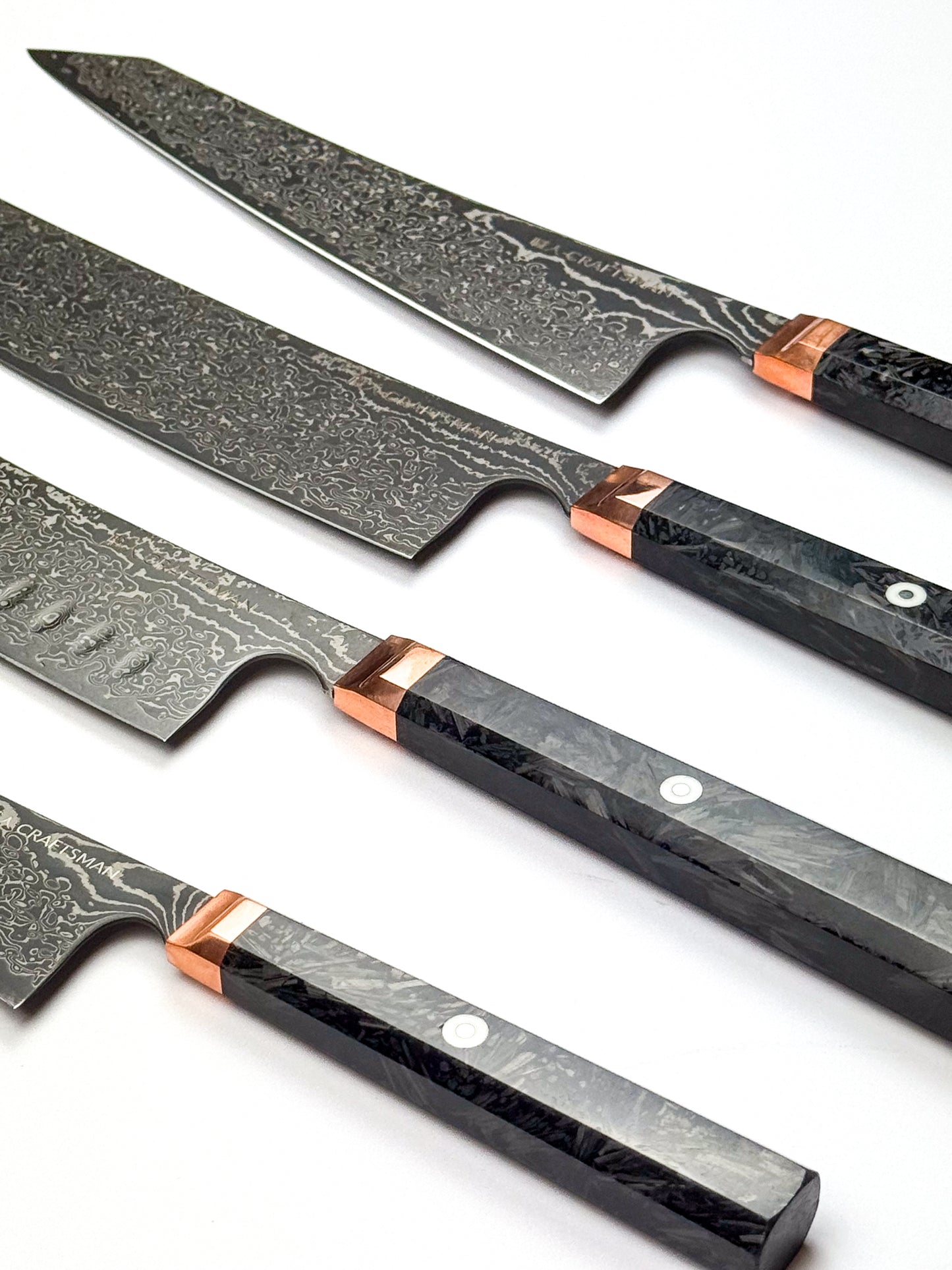 8.2" Kiritsuke - Copper Bolster & Carbon Fibre Handle