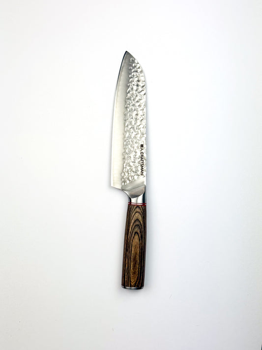 7" Santoku – Pakka Wood Handle