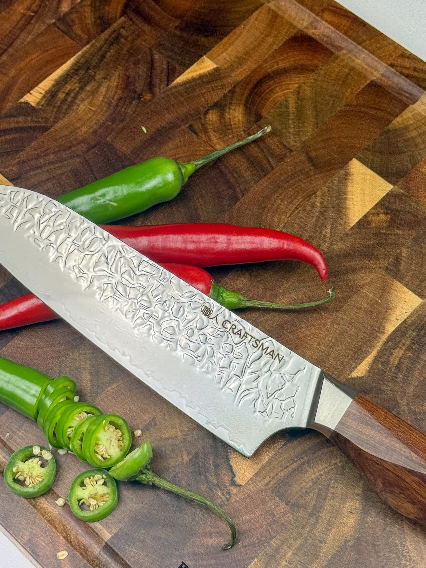 5-Piece Knife Set – Natural African Mkuruti Wood