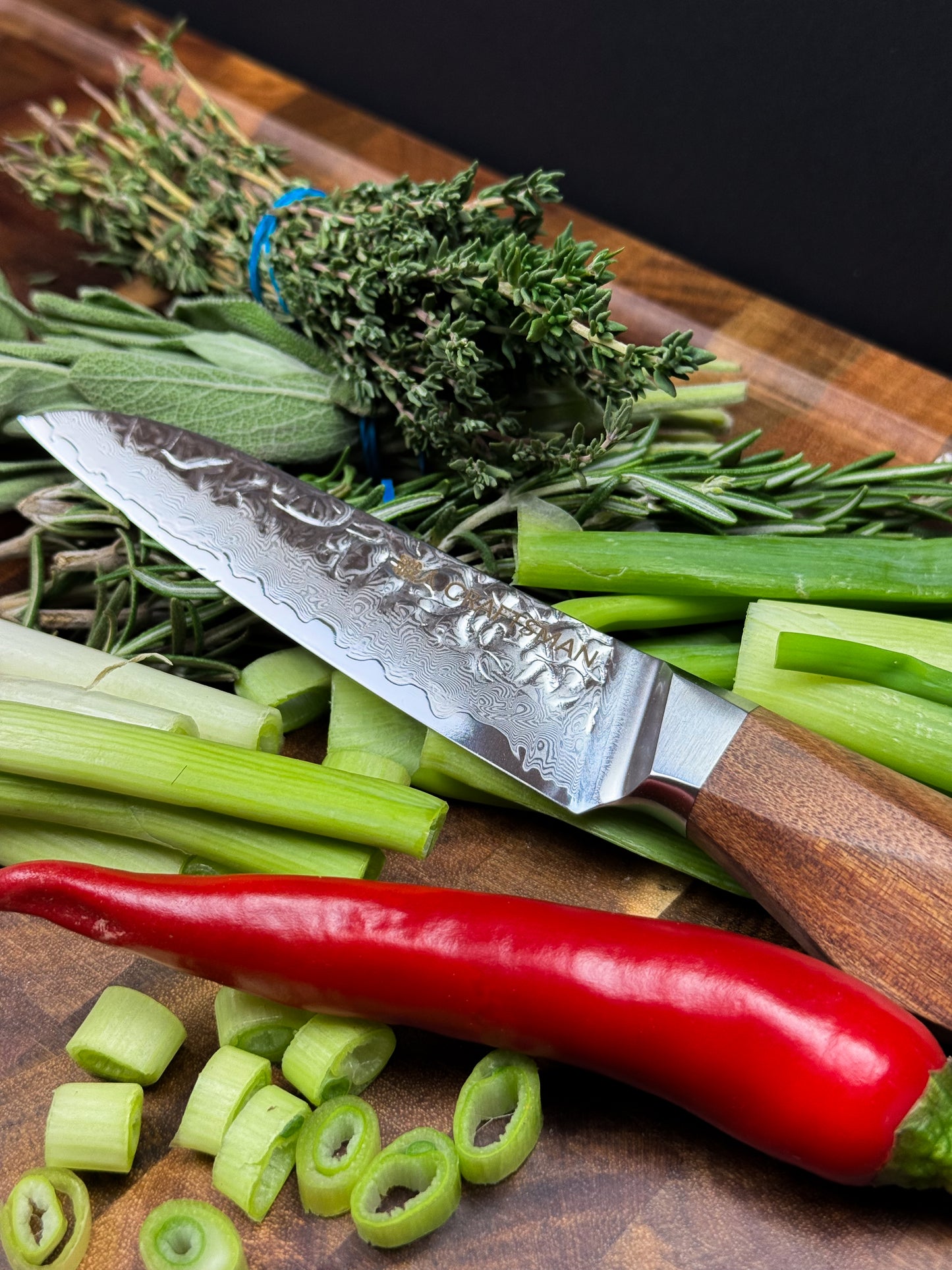 5" Utility Knife – Natural African Mkuruti Wood