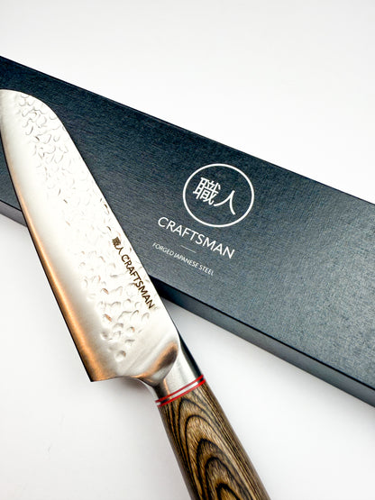 7" Santoku – Pakka Wood Handle